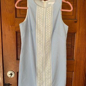 Blue and White dress